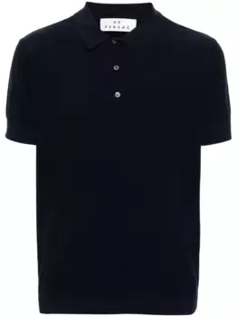 Рубашка поло из смесового кашемира FURSAC, синий