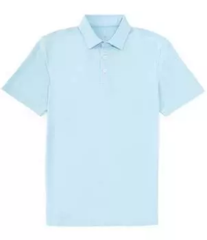 Рубашка поло из стрейча с короткими рукавами Southern Tide Brrr°eeze Heather Performance, синий