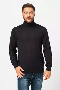 Рубашка-Поло из сырой шерсти Armani Exchange, синий