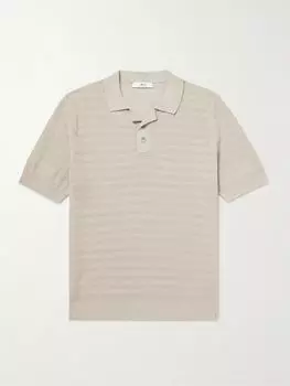 Рубашка поло из текстурированного хлопка MR P., бежевый