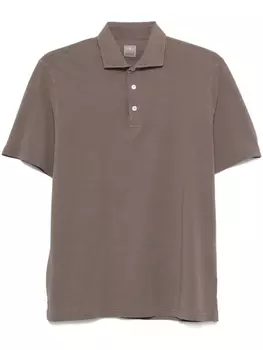 Рубашка поло из ткани пике Fedeli, серый