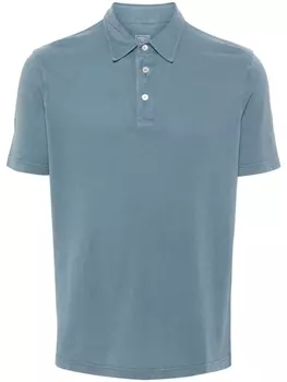 Рубашка поло из ткани пике Fedeli, синий