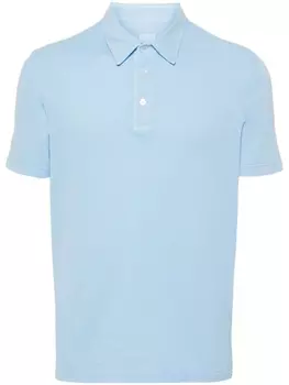 Рубашка поло из ткани пике Fedeli, синий