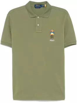 Рубашка поло из ткани пике Polo Ralph Lauren, зеленый