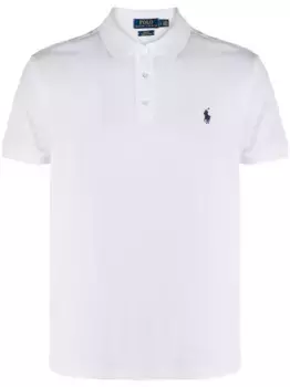 Рубашка-поло из ткани пике POLO RALPH LAUREN, белый
