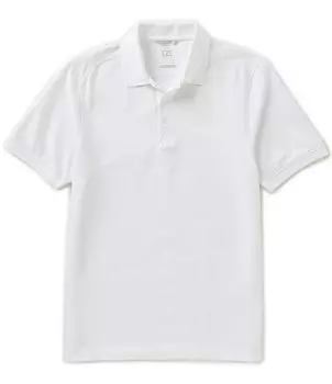 Рубашка-поло из трехслойного пике с короткими рукавами Cutter & Buck Advantage, белый