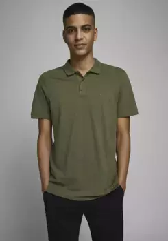 Рубашка-поло Jack & Jones "BASIC POLO", оливковый
