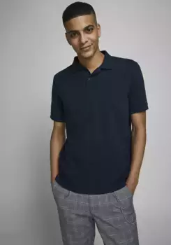 Рубашка-поло Jack & Jones "BASIC POLO", синий