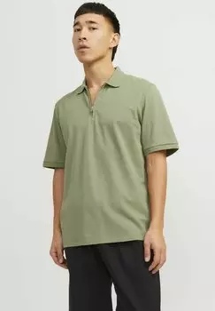Рубашка-поло Jack & Jones, цвет oil green
