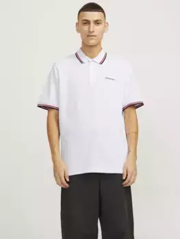 Рубашка-поло Jack & Jones "JJCAMPA POLO SS", белый