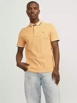 Рубашка-поло Jack & Jones "JJEPAULOS POLO SS NOOS", цвет Apricot Ice