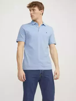 Рубашка-поло Jack & Jones "JJEPAULOS POLO SS NOOS", цвет Pacific Coast