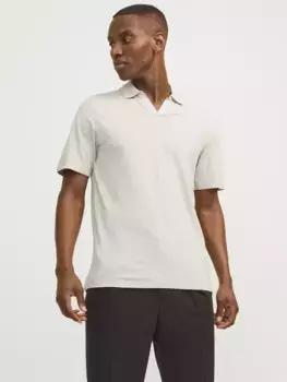 Рубашка-поло Jack & Jones "JJESUMMER LINEN POLO SS LN", цвет Crockery