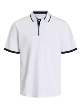 Рубашка-поло Jack & Jones "JJSTEEL POLO SS", белый