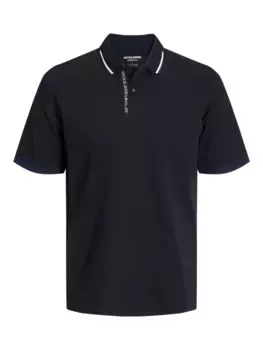 Рубашка-поло Jack & Jones "JJSTEEL POLO SS", черный
