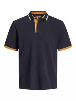 Рубашка-поло Jack & Jones "JJSTEEL POLO SS", синий