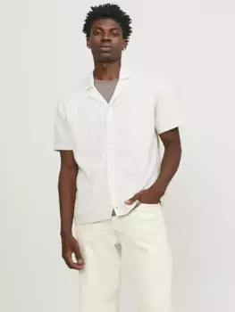 Рубашка-поло Jack & Jones "JORVALENCIA STRUCTURE KNIT SS POLO SN", цвет Sea Salt