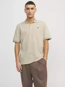 Рубашка-поло Jack & Jones "JPRBLUWIN POLO SS NOOS", цвет Fields Of Rye
