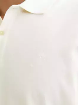 Рубашка-поло Jack & Jones "JPRCCWILLIAM WASH SS POLO SN", цвет Cloud Dancer