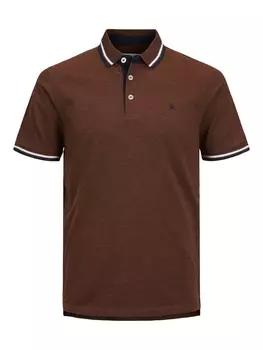 Рубашка поло Jack & Jones, коричневый