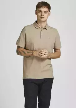 Рубашка-поло Jack & Jones "Paulos Polo", бежевый