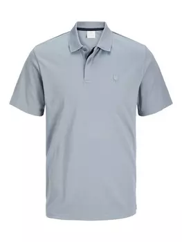 Рубашка поло JACK & JONES Shirt JJRODNEY, базальтовый серый