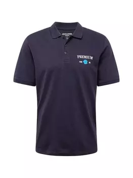 Рубашка поло JACK & JONES Shirt JPRBLAALFIE, цвет night blue/sky blue