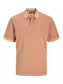 Рубашка поло JACK & JONES Shirt, коричневый