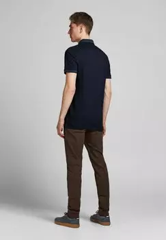 Рубашка-поло Jack & Jones, тёмно-синяя