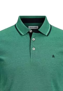 Рубашка-поло Jack & Jones, зеленая