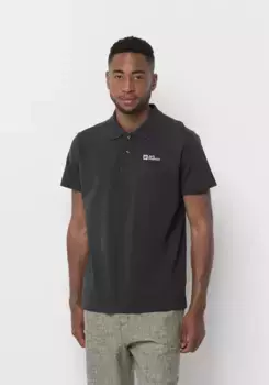 Рубашка-поло Jack Wolfskin "ESSENTIAL POLO M", черный