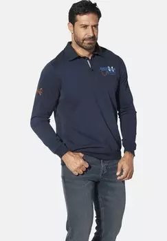 Рубашка поло Jan Vanderstorm, темно-синий