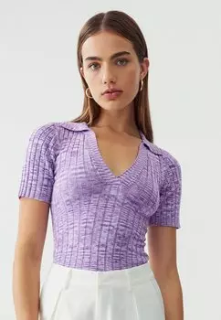 Рубашка-поло JAY CALLI, цвет lilac spacedye