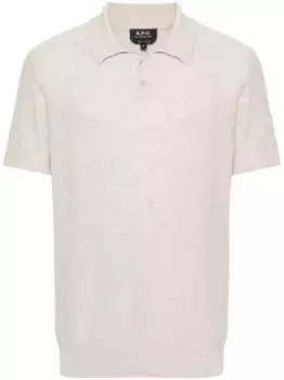 Рубашка поло Jay рыхлой вязки A.P.C., нейтральный