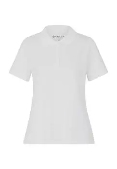 Рубашка-поло Эдда, планка на пуговицах, женская Galeria, белый