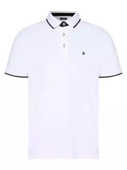 Рубашка-Поло jjepaulos Jack & Jones, белый