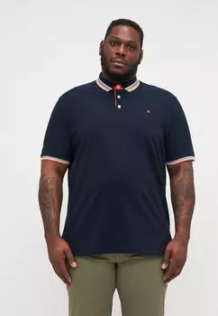Рубашка поло JJEPAULOS Jack & Jones, черный