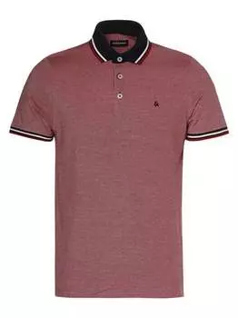 Рубашка-Поло jjepaulos Jack & Jones, красный