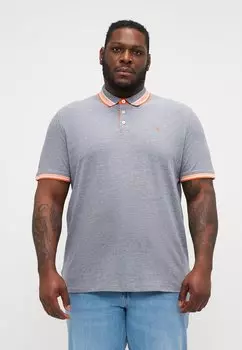 Рубашка поло JJEPAULOS Jack & Jones, темно-синий