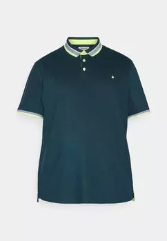 Рубашка поло JJEPAULOS Jack & Jones, темно-зеленый
