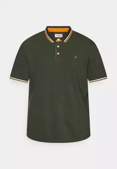 Рубашка поло JJEPAULOS Jack & Jones, зеленый