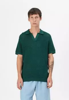 Рубашка поло JOHNNY COLLAR TEXTURE GAP, зеленый