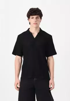 Рубашка поло JORSUMMER LOOSE RESORT Jack & Jones, черный