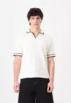 Рубашка поло JORSUMMER SPILIT NECK Jack & Jones, кремовый