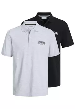 Рубашка поло JOSH 2 PACK Jack & Jones, серый