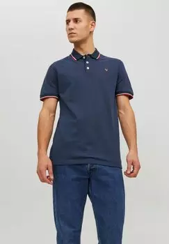 Рубашка-поло JPRBLUWIN Jack & Jones, цвет navy blazer denim blue