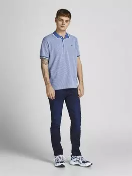 Рубашка-поло Jprbluwin Ss Sts Jack & Jones, светло-синий