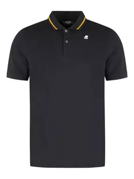 Рубашка поло Jud с контрастным воротником K-Way, черный