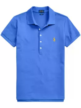 Рубашка поло Julie с вышитым логотипом POLO RALPH LAUREN, синий