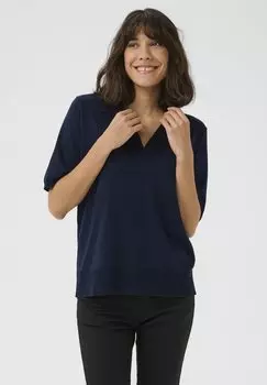 Рубашка поло Kaffe, темно-синий